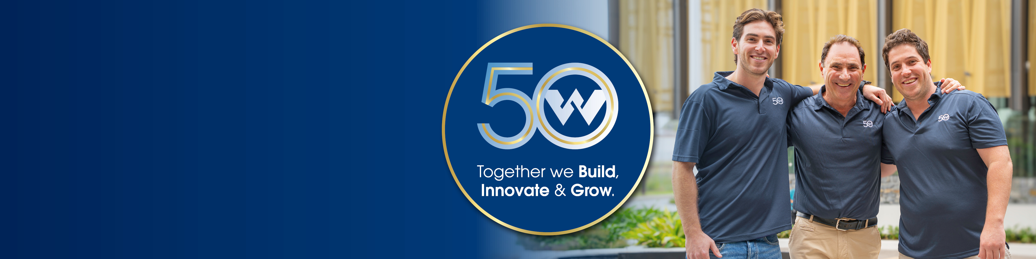 Homepage: 50 Year Heritage (Tony, Aaron & Nathan)